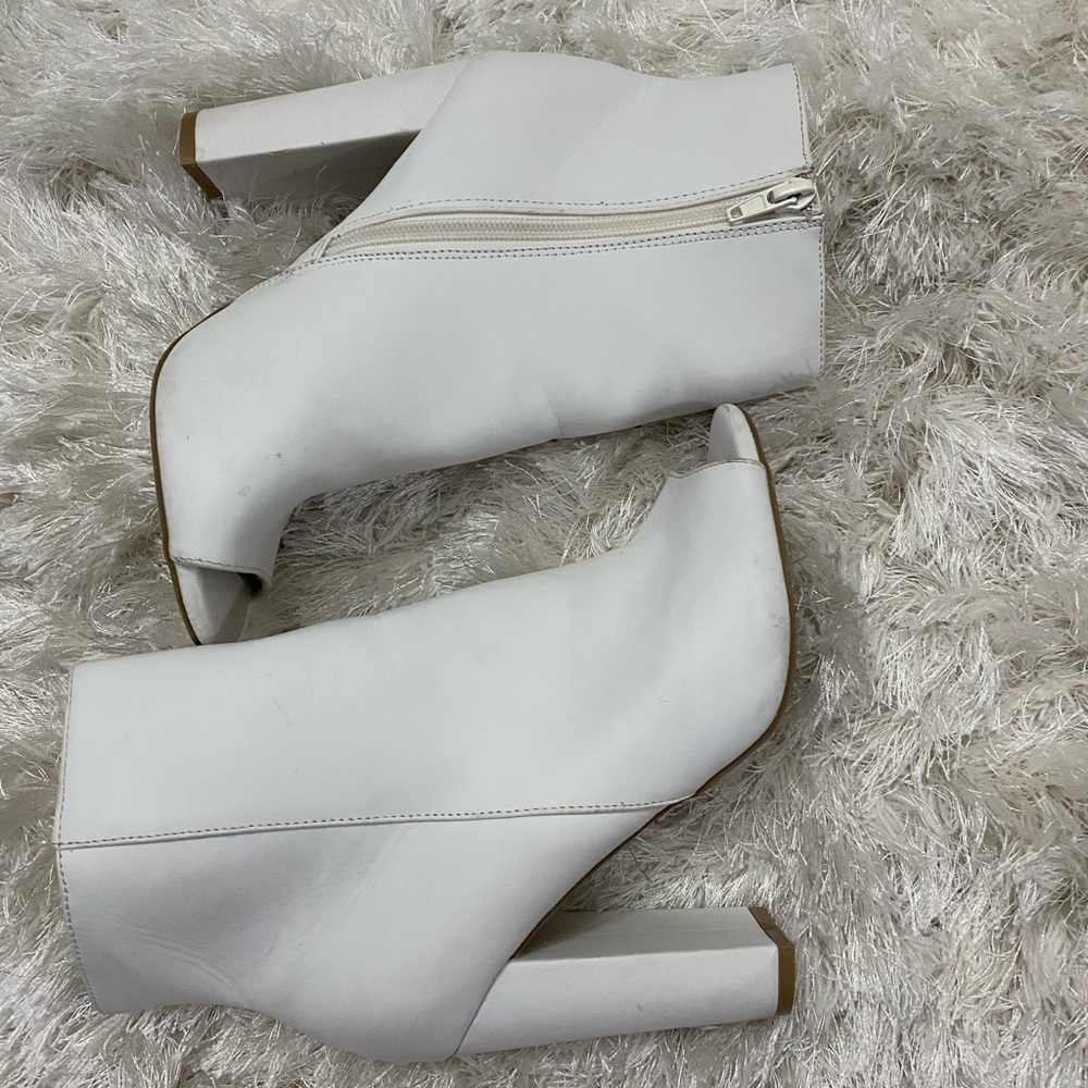 Women leather shoes high heels size 6